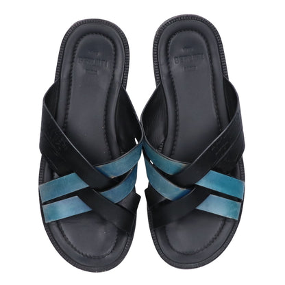 berluti 伯尔鲁帝 Chifnos Scritto 皮革凉鞋/鞋子
