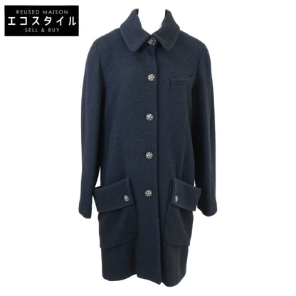 P33927 Silk Blend Coat Coat 38 Women's