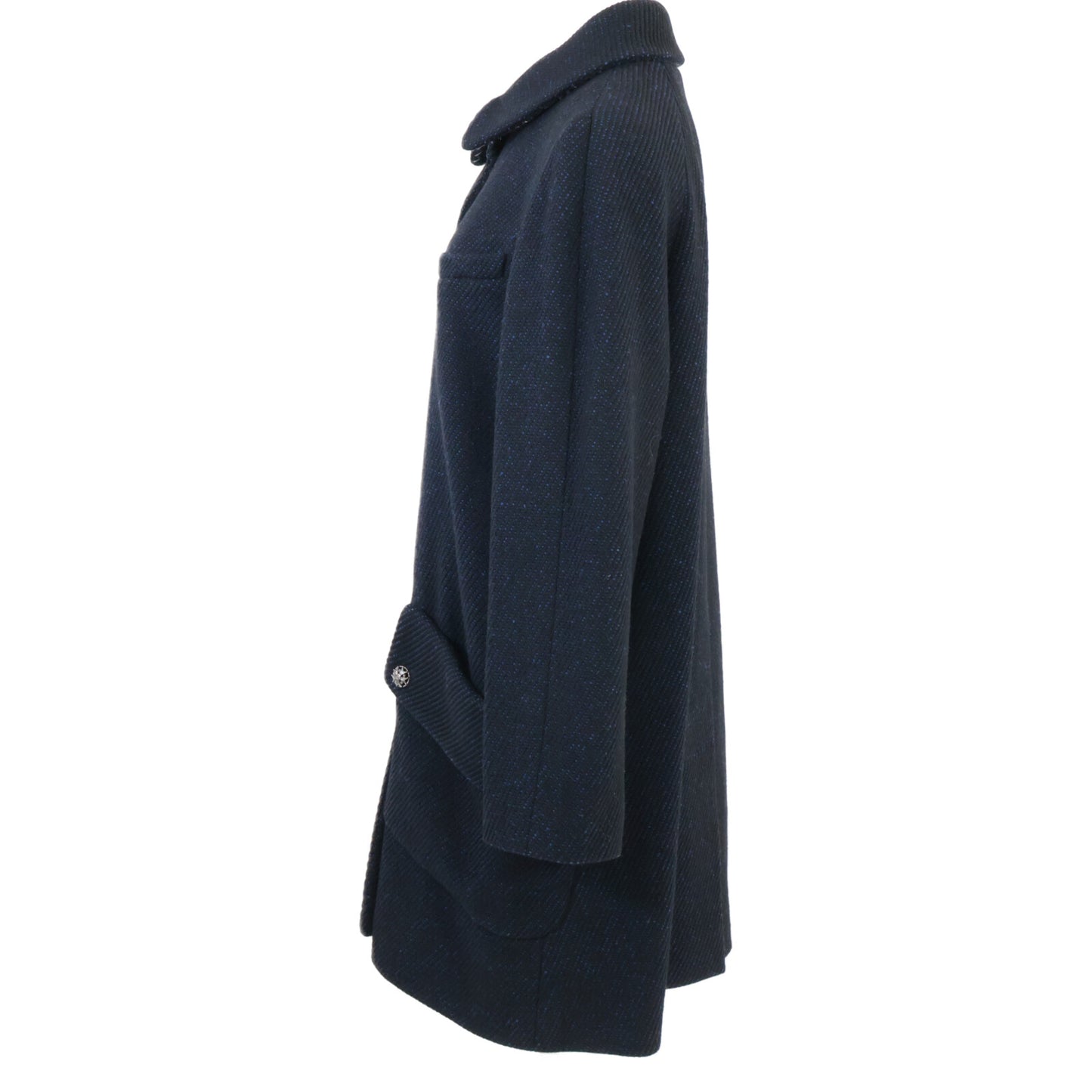 P33927 Silk Blend Coat Coat 38 Women's