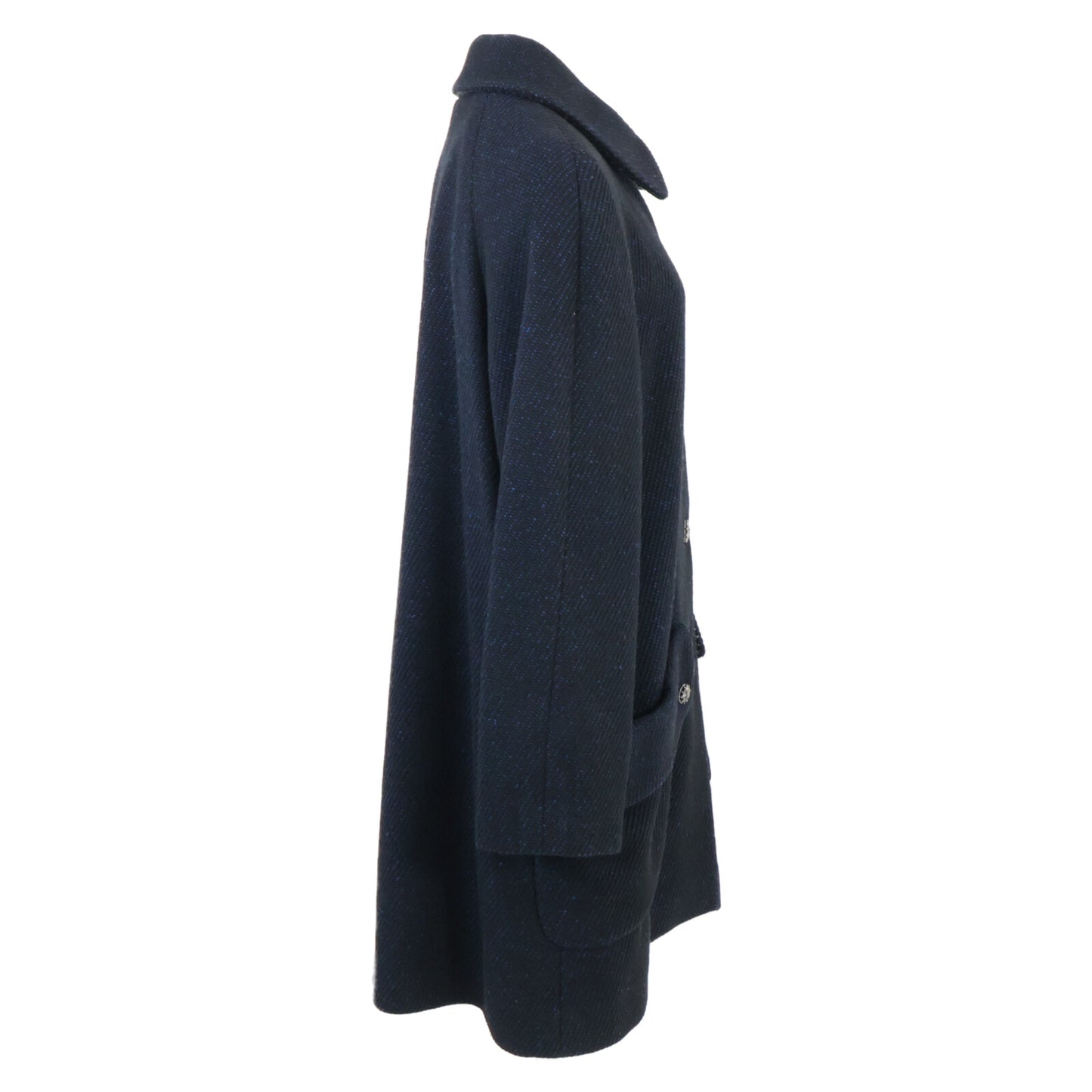 P33927 Silk Blend Coat Coat 38 Women's
