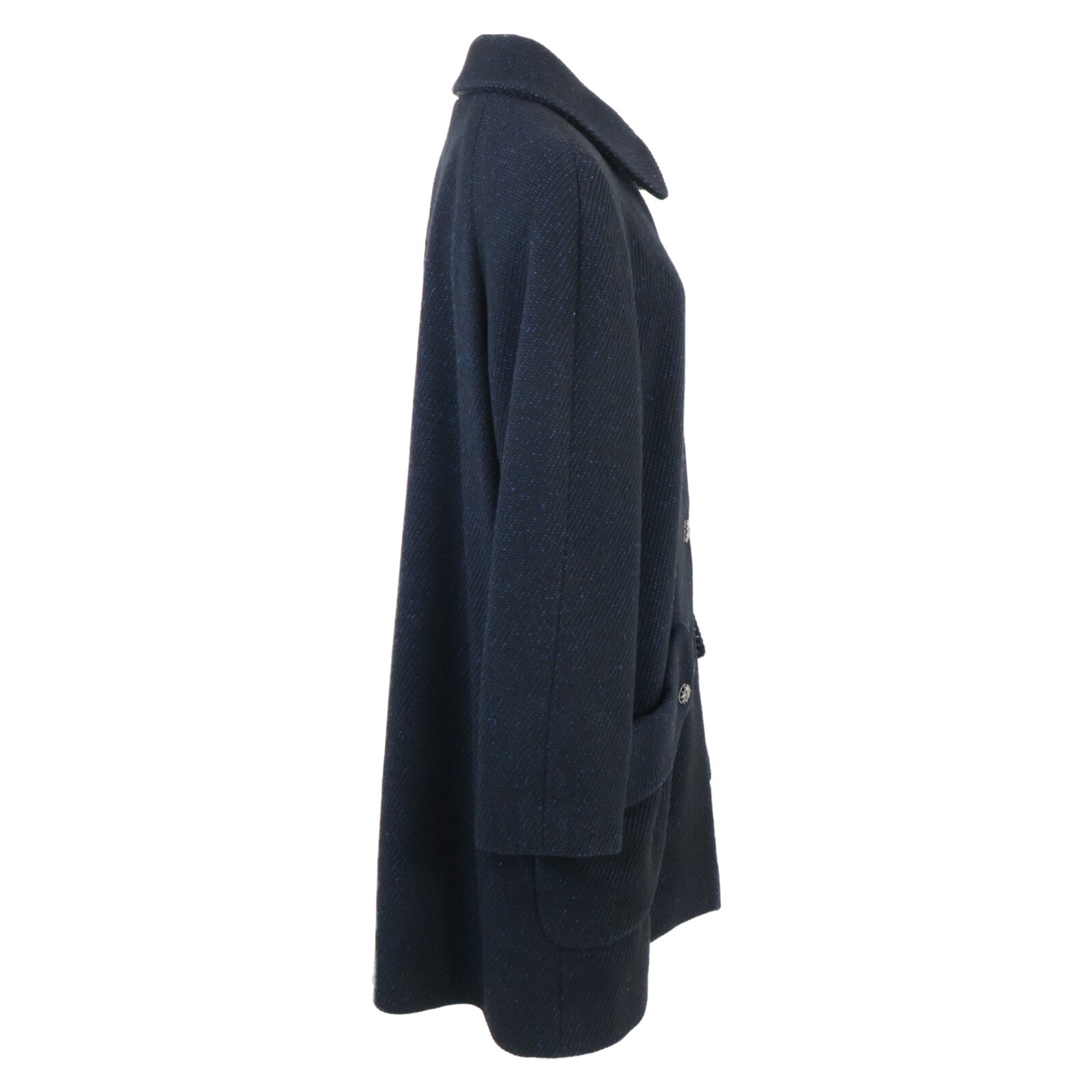 P33927 Silk Blend Coat Coat 38 Women's