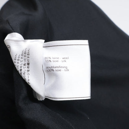 P33927 Silk Blend Coat Coat 38 Women's