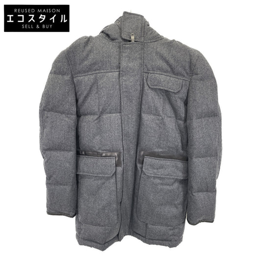 Sealup シーラップ ×E.MARINELLA 一部レザー ウール ダウンジャケット ジャケット