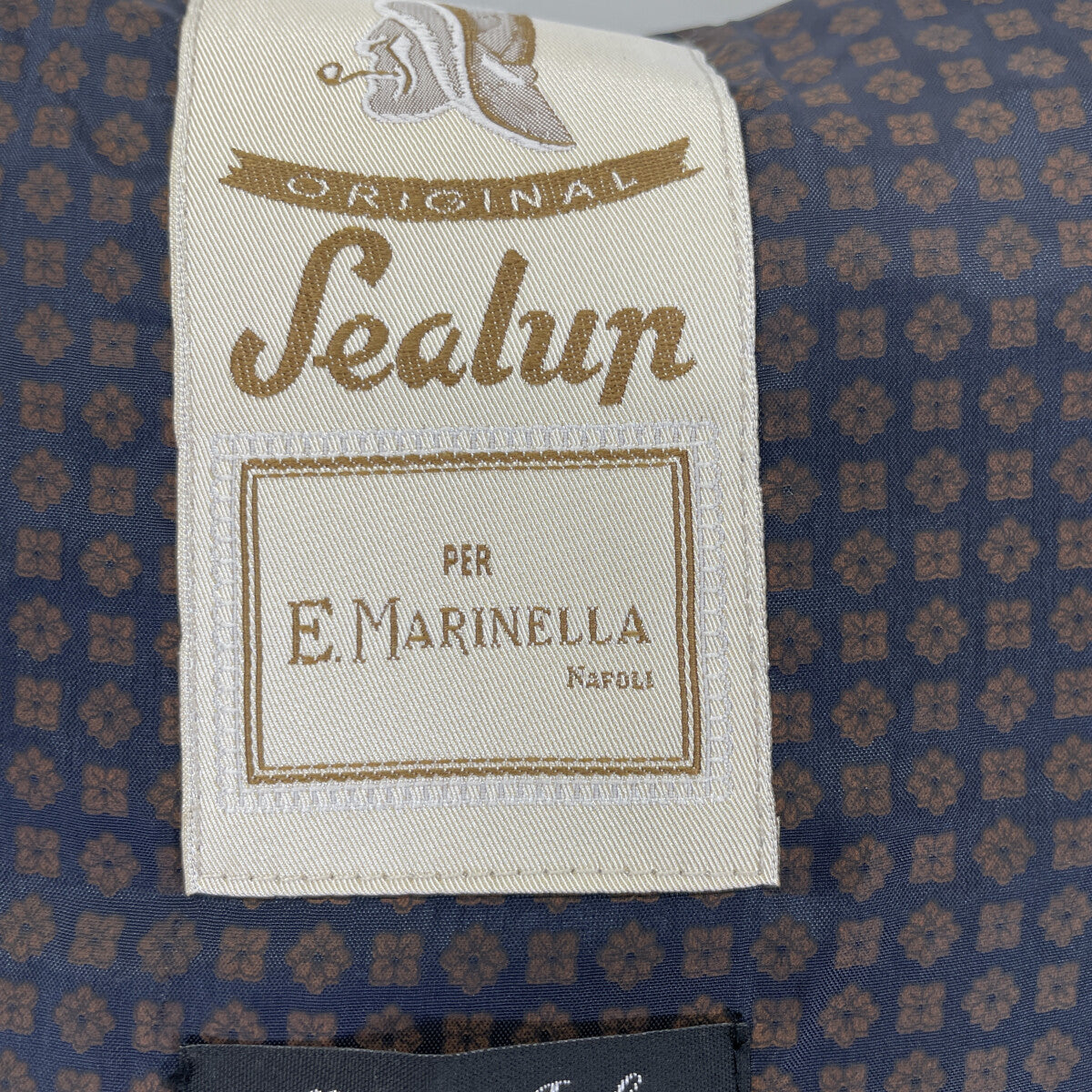 Sealup × E. Marinella Partial Leather Wool Down Jacket Jacket