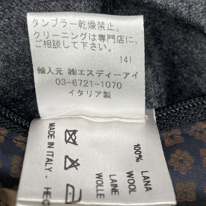 ×E.MARINELLA Partially Leather Wool Down Jacket 48 Men's