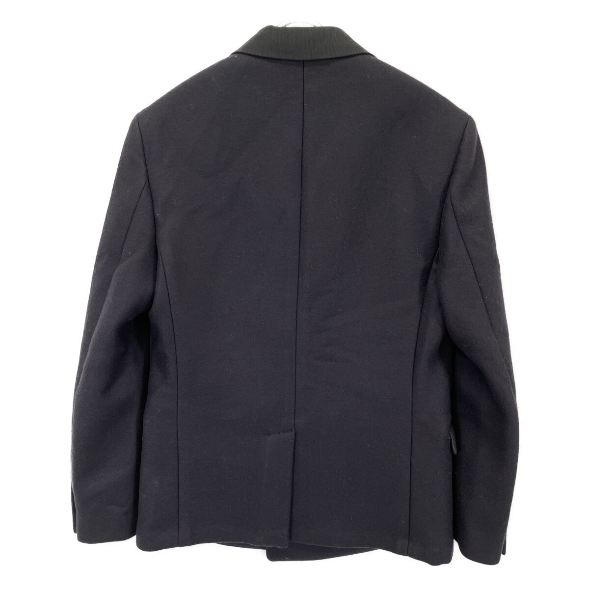 PRADA 15AW Black UGA958 Double Breasted Jacket