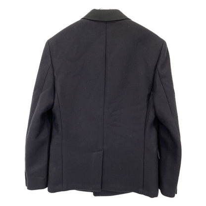 PRADA 15AW Black UGA958 Double Breasted Jacket