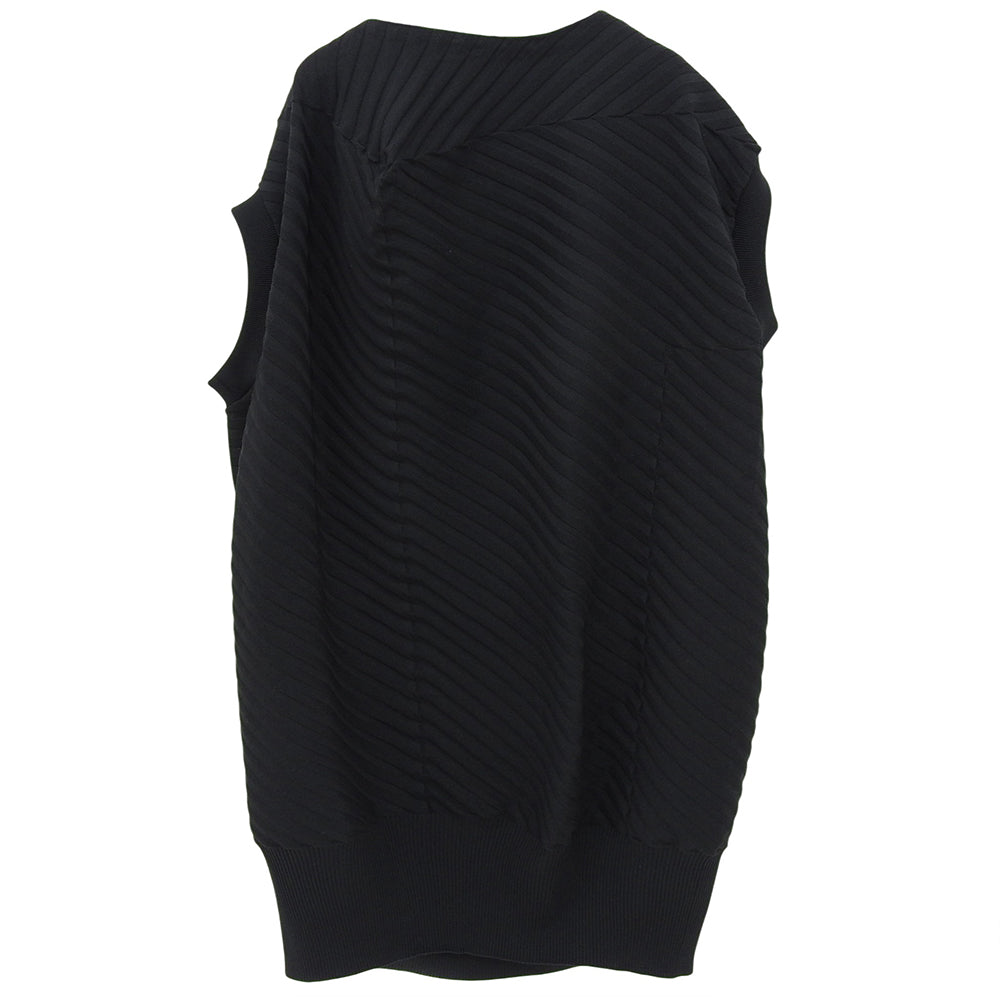 ISSEY MIYAKE Asymmetrical Three-Dimensional Sleeveless Dress Ladies Black 2 IM31KH787 Dress