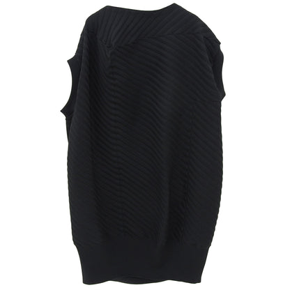 ISSEY MIYAKE Asymmetrical Three-Dimensional Sleeveless Dress Ladies Black 2 IM31KH787 Dress