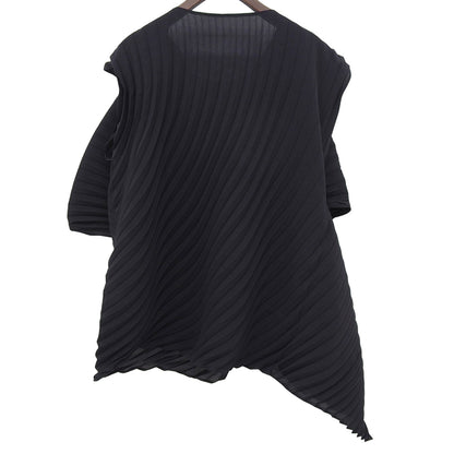ISSEY MIYAKE 三宅一生 美品 变形立体 无袖上衣 女士 黑色 2 IM43FJ159 上衣