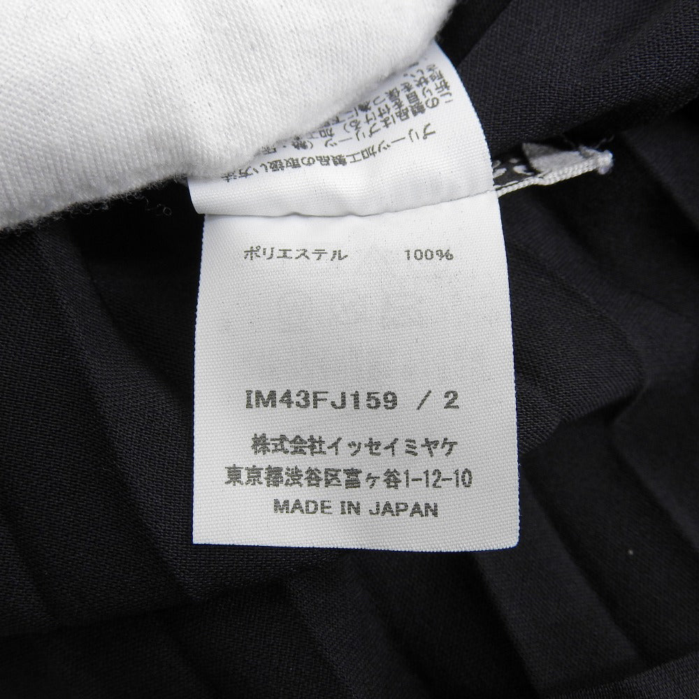ISSEY MIYAKE 三宅一生 美品 变形立体 无袖上衣 女士 黑色 2 IM43FJ159 上衣
