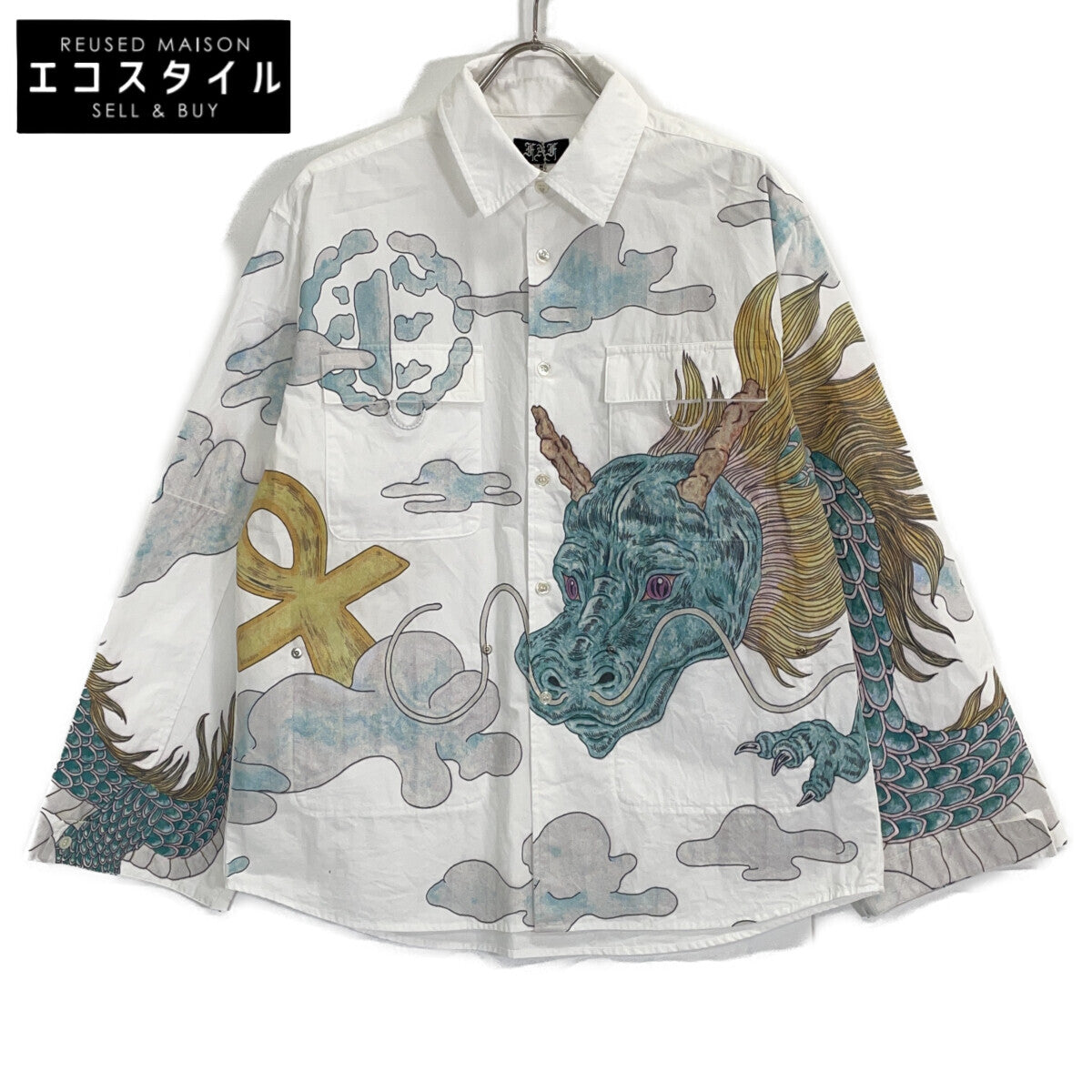 [New] 2121102 6 DORAGON SHIRTS Dragon Long Sleeve Shirt / Top 2 Men's