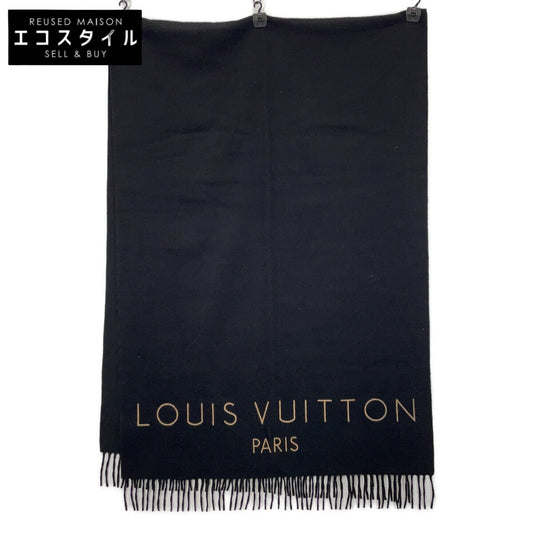 [Excellent Condition/Domestic Authentic] 100% Cashmere Logo Large Stole for Women