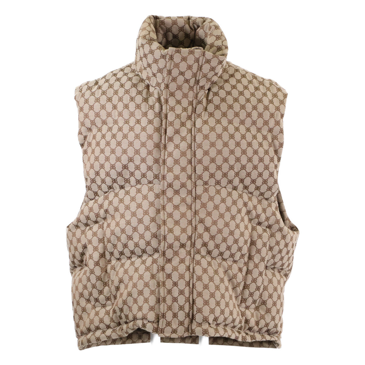 BALENCIAGA バレンシアガ ｘGUCCIグッチ【新品同様/国内正規】681884 ハッカープロジェクト ダウン ベスト