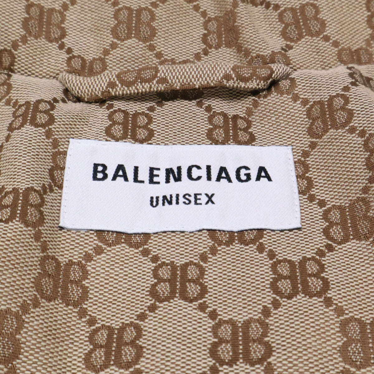 BALENCIAGA バレンシアガ ｘGUCCIグッチ【新品同様/国内正規】681884 ハッカープロジェクト ダウン ベスト