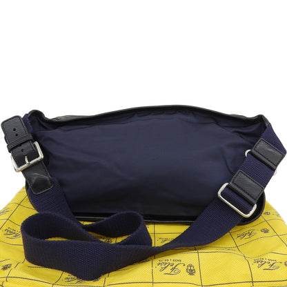 Felisi フェリージ 美品 DS＋NK ナイロン×レザー ウエストバッグ メンズ ネイビー 999/1 ウエストバッグ
