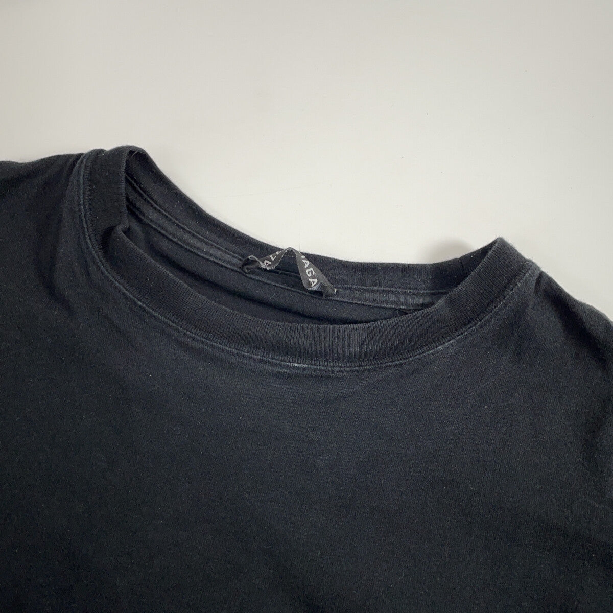 BALENCIAGA バレンシアガ 19年製 ブラック 594579 小文字ロゴ 半袖Tシャツ トップス