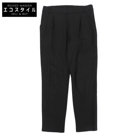 BEARDSLEY Cotton-blend Side-zip Pants Bottoms Women's Black F BA17Q0020090100 Bottoms F