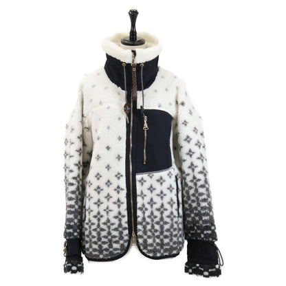 【美品/国内正品/25年款】RW251WW PAU FSJA12 渐变老花抓绒夹克 38 女士
