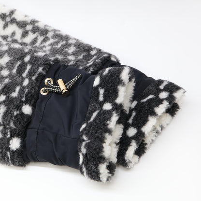 【美品/国内正品/25年款】RW251WW PAU FSJA12 渐变老花抓绒夹克 38 女士