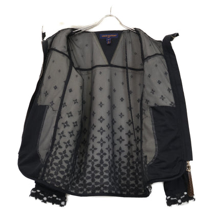 【美品/国内正品/25年款】RW251WW PAU FSJA12 渐变老花抓绒夹克 38 女士