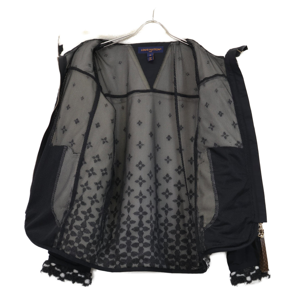 LOUIS VUITTON ルイヴィトン 【美品/国内正規/25年製】RW251WW PAU FSJA12 オンブレモノグラム フリース ジャケット