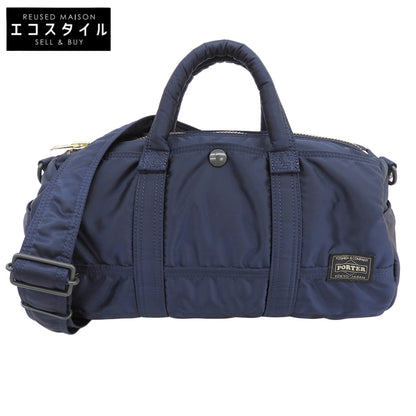 PORTER ポーター 美品 タンカーロールバッグ 2WAY ハンドバッグ ショルダーバッグ メンズ ネイビー 622-15150 ハンドバッグ