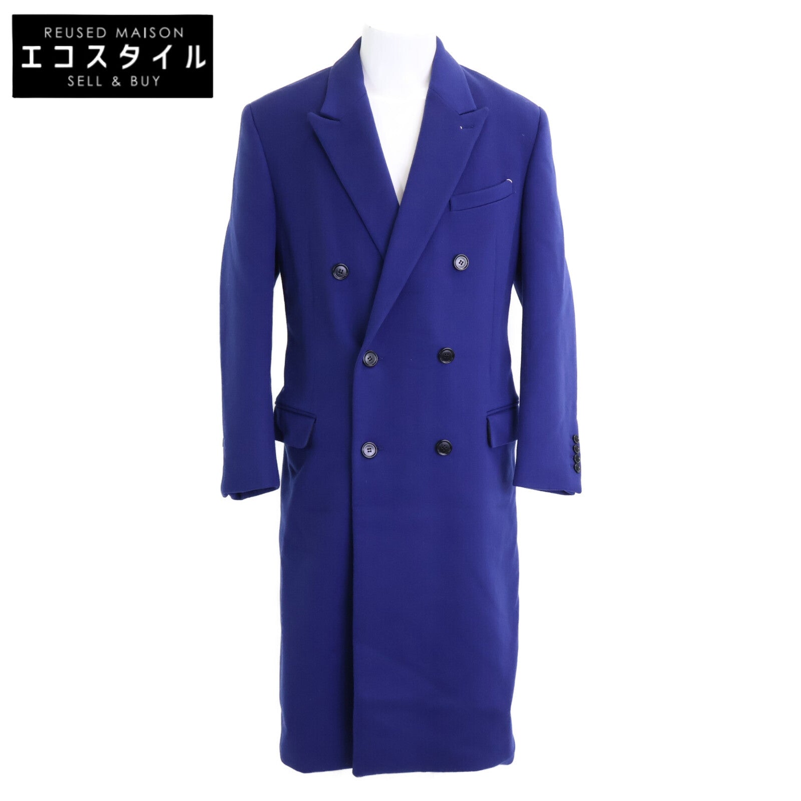 【国内正品】R16OCL49WATD 100%羊绒 内衬书法 双排扣切斯特大衣 R50 男士