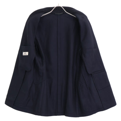 HERMES エルメス 【国内正規】カシミヤｘウール ショールカラー ニットジャケット ジャケット