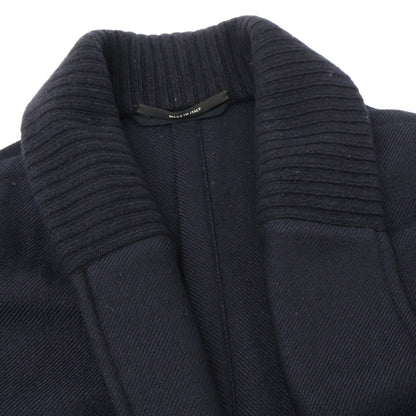 HERMES 【Domestic】Cashmere x Wool Shawl Collar Knit Jacket