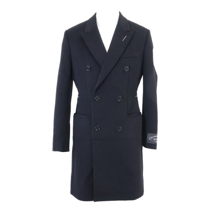 Dior HOMME ディオールオム 【国内正規】83TC345C3183 ヴァージンウールｘカシミヤ ダブルチェスター コート