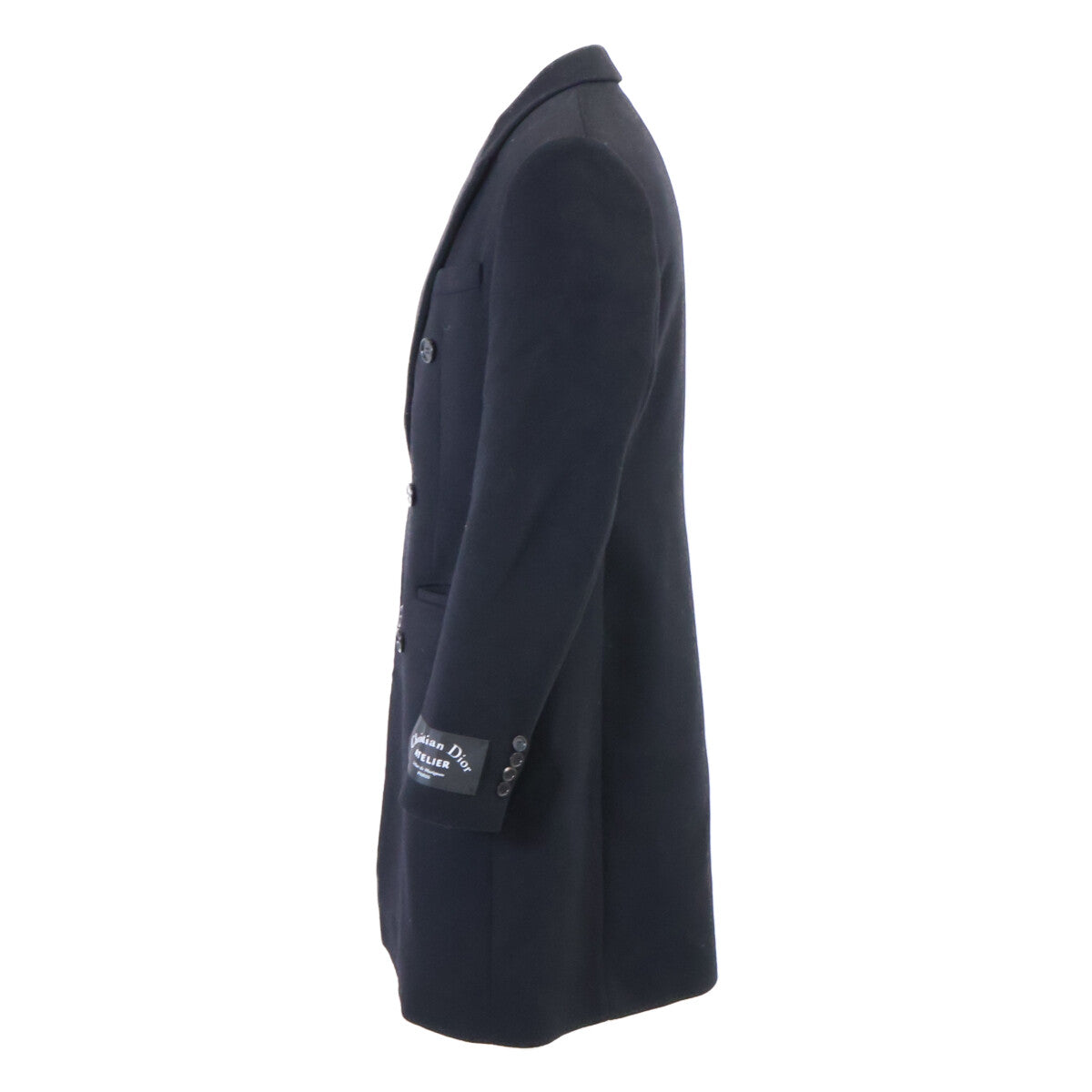 Dior HOMME ディオールオム 【国内正規】83TC345C3183 ヴァージンウールｘカシミヤ ダブルチェスター コート