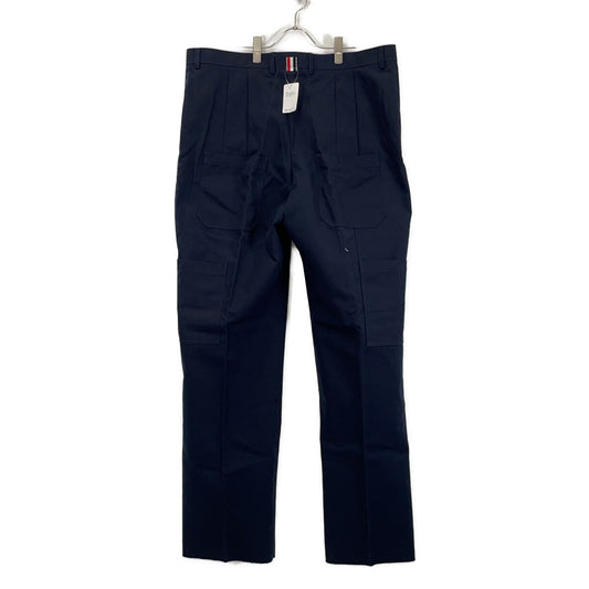 THOM BROWNE トムブラウン ネイビー UNCONSTRUCTED PATCH POCKET トラウザーパンツ ボトムス