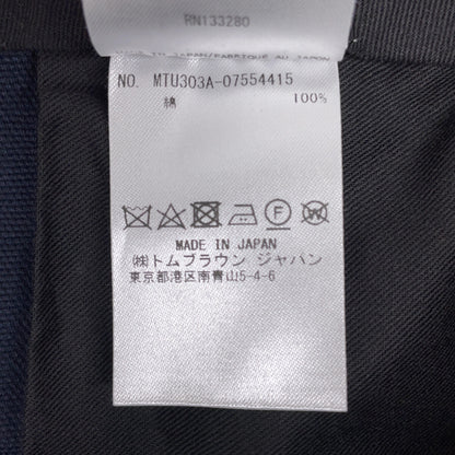 THOM BROWNE 汤姆布朗 海军蓝 无结构贴袋休闲裤 裤装