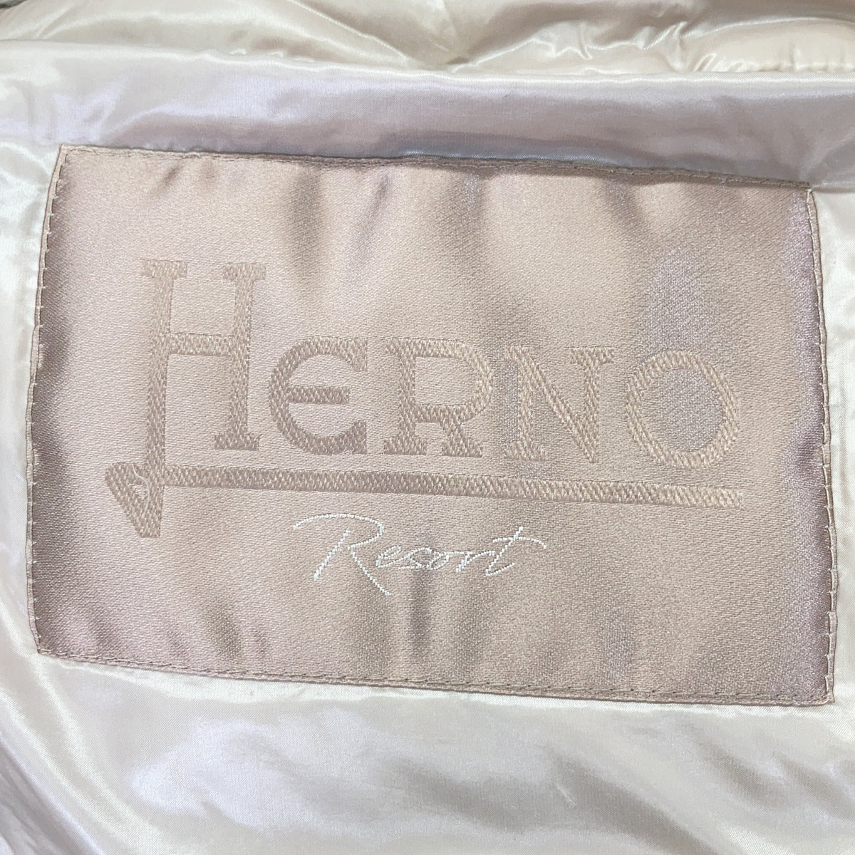 HERNO beige PI00087DR down jacket jacket