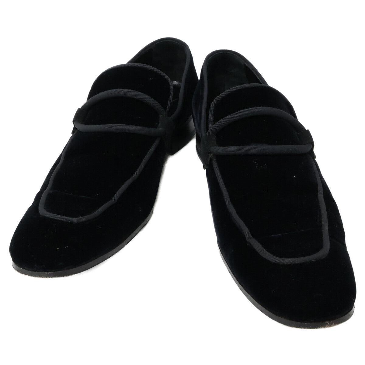 Yves Saint Laurent Yves Saint Laurent rive gauche 0138 Velour Loafer Shoes