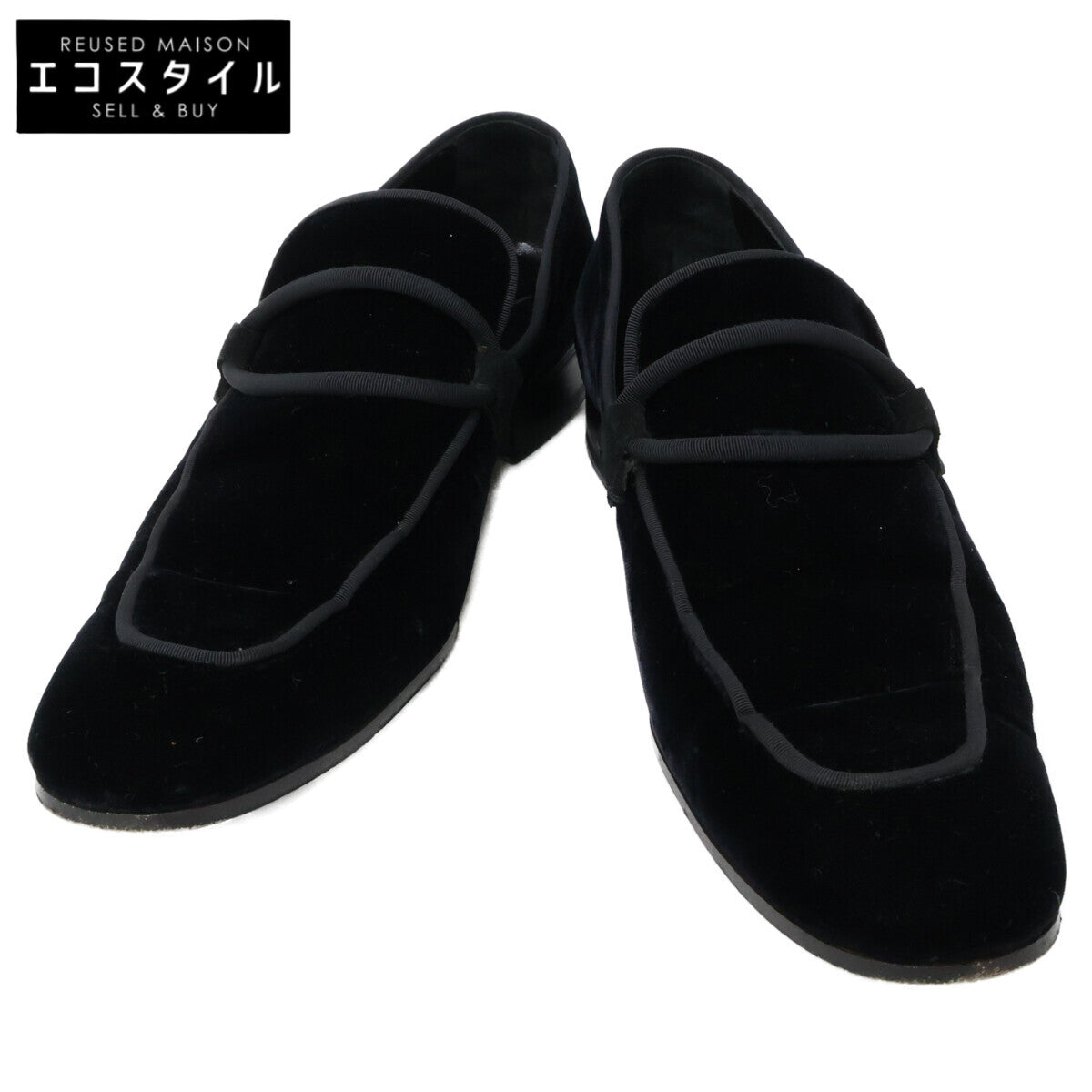 Yves Saint Laurent Yves Saint Laurent rive gauche 0138 Velour Loafer Shoes