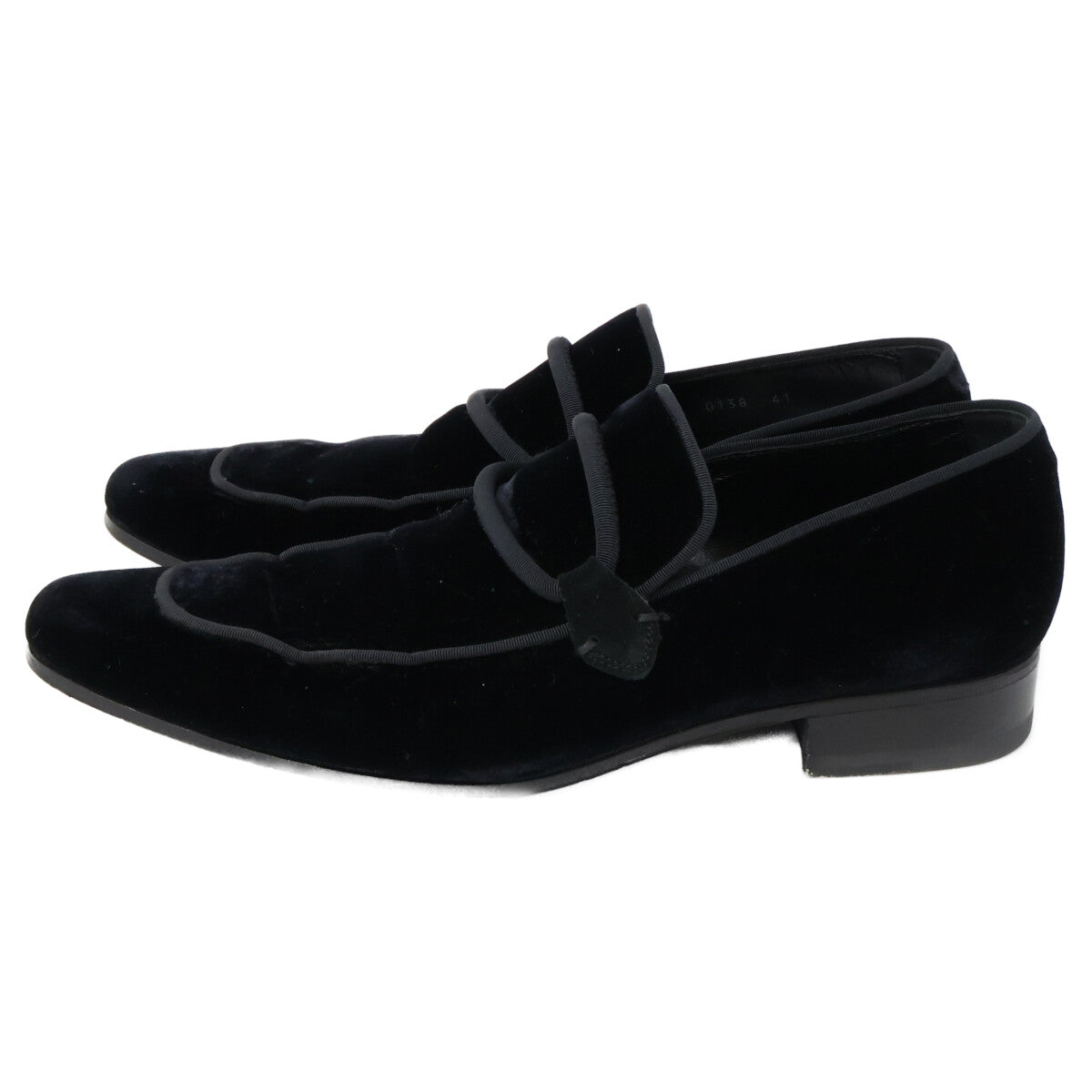 Yves Saint Laurent Yves Saint Laurent rive gauche 0138 Velour Loafer Shoes