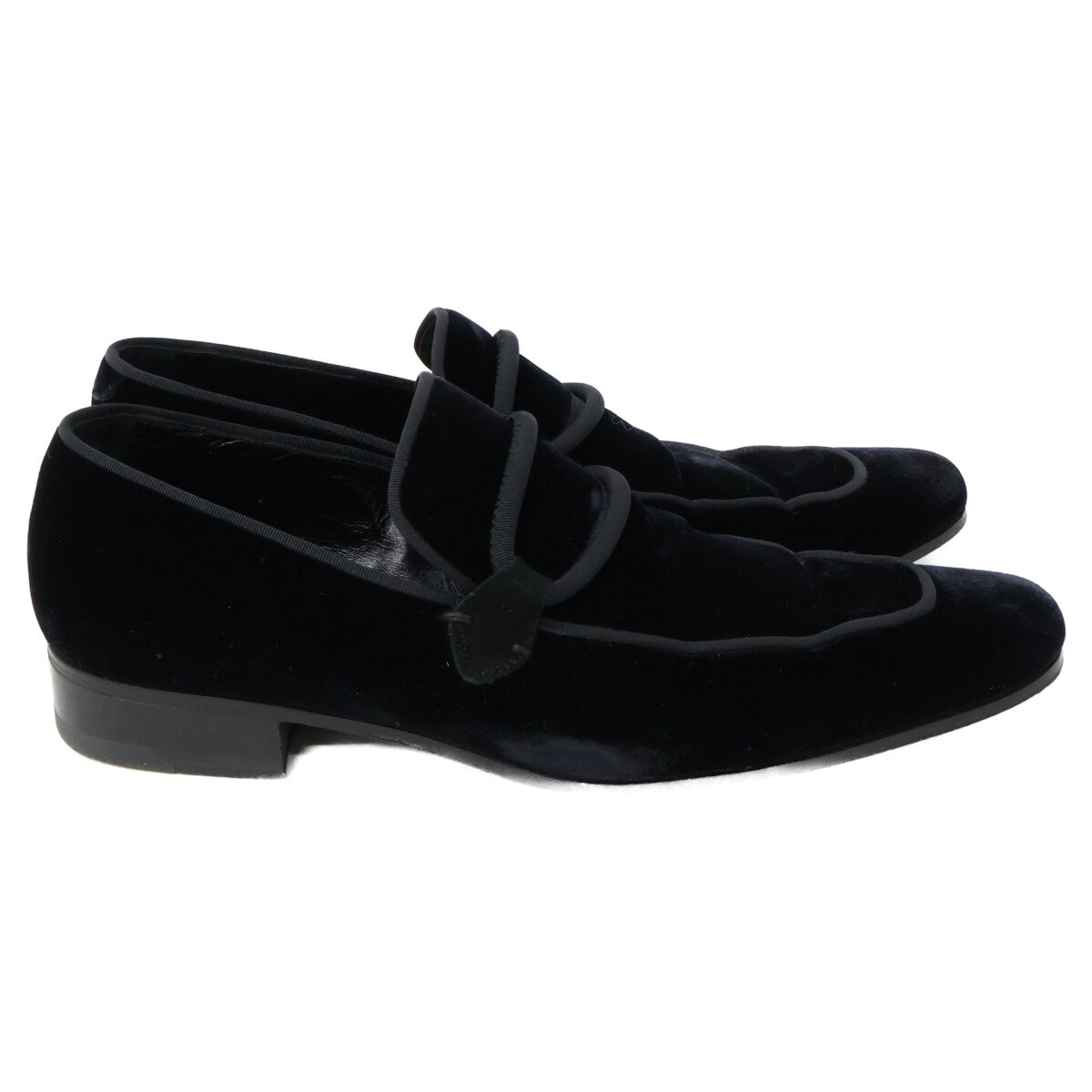 Yves Saint Laurent Yves Saint Laurent rive gauche 0138 Velour Loafer Shoes