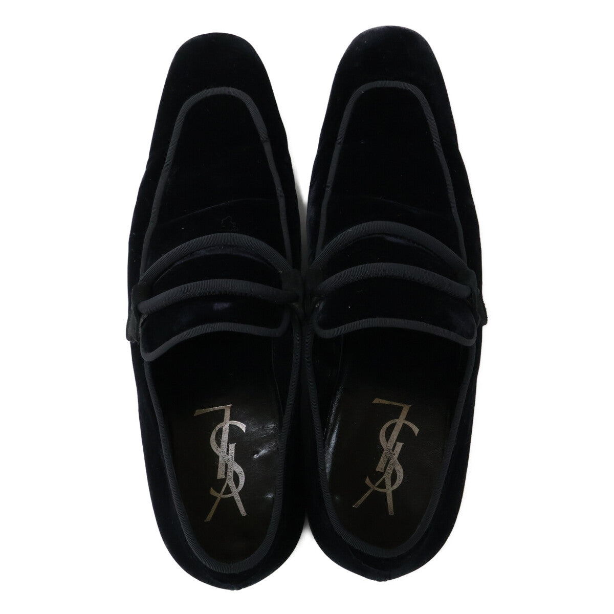 Yves Saint Laurent Yves Saint Laurent rive gauche 0138 Velour Loafer Shoes
