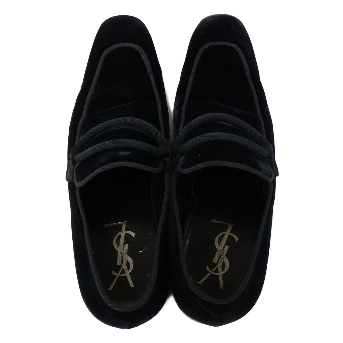 Yves Saint Laurent Yves Saint Laurent rive gauche 0138 Velour Loafer Shoes