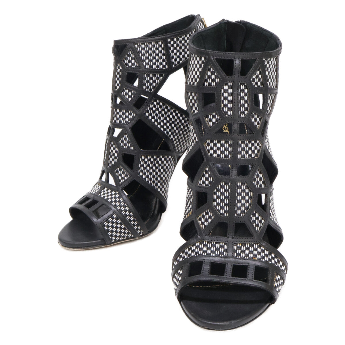 Sergio Rossi 68000 High-Heel Bootie Sandals Shoes