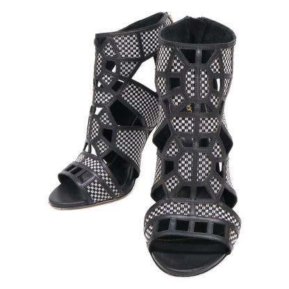 Sergio Rossi 68000 High-Heel Bootie Sandals Shoes