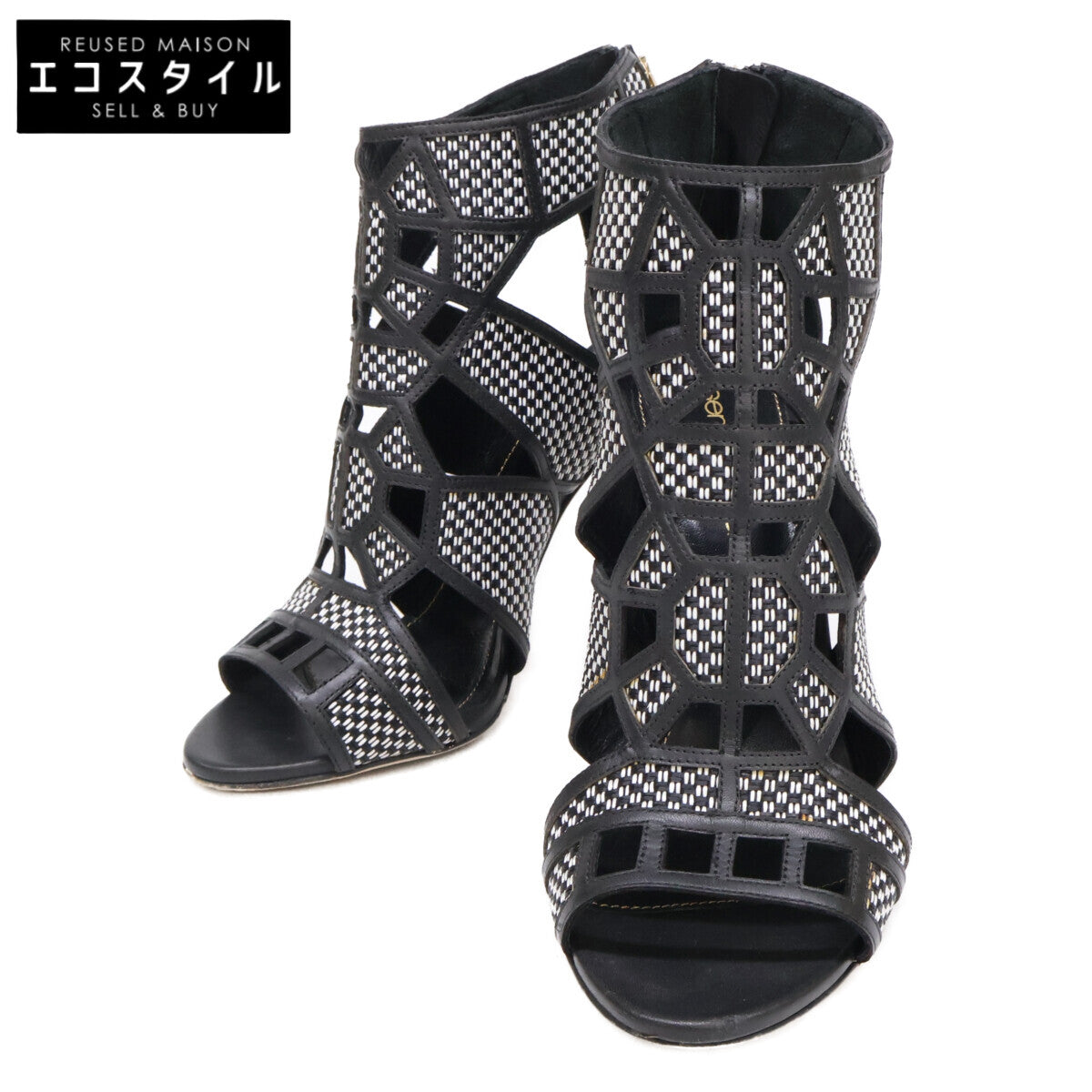 Sergio Rossi 68000 High-Heel Bootie Sandals Shoes