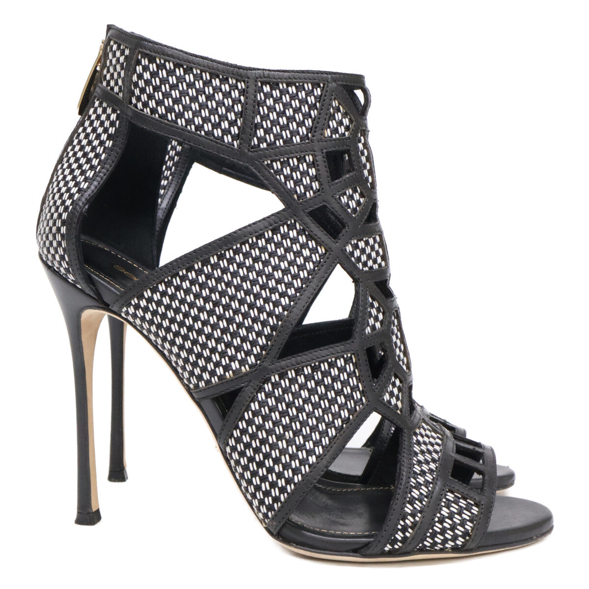 Sergio Rossi 68000 High-Heel Bootie Sandals Shoes