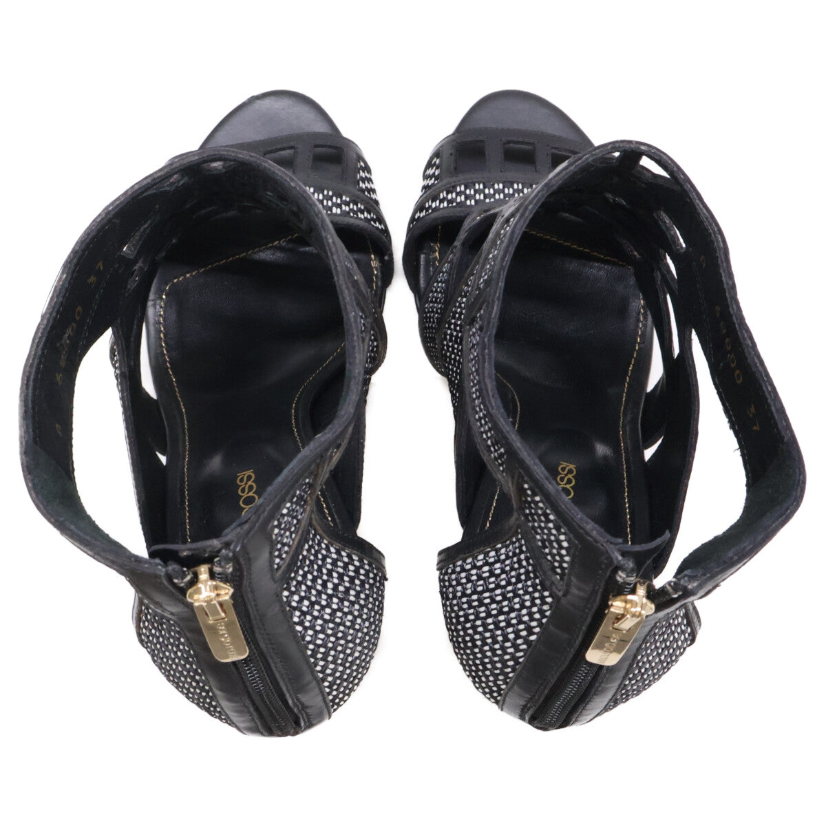 Sergio Rossi 68000 High-Heel Bootie Sandals Shoes