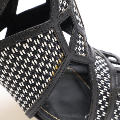Sergio Rossi 68000 High-Heel Bootie Sandals Shoes