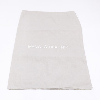 MANOLO BLAHNIK 莫罗·伯拉尼克 ARLETI FLAT 绒面革/粗花呢 芭蕾舞平底鞋 鞋子