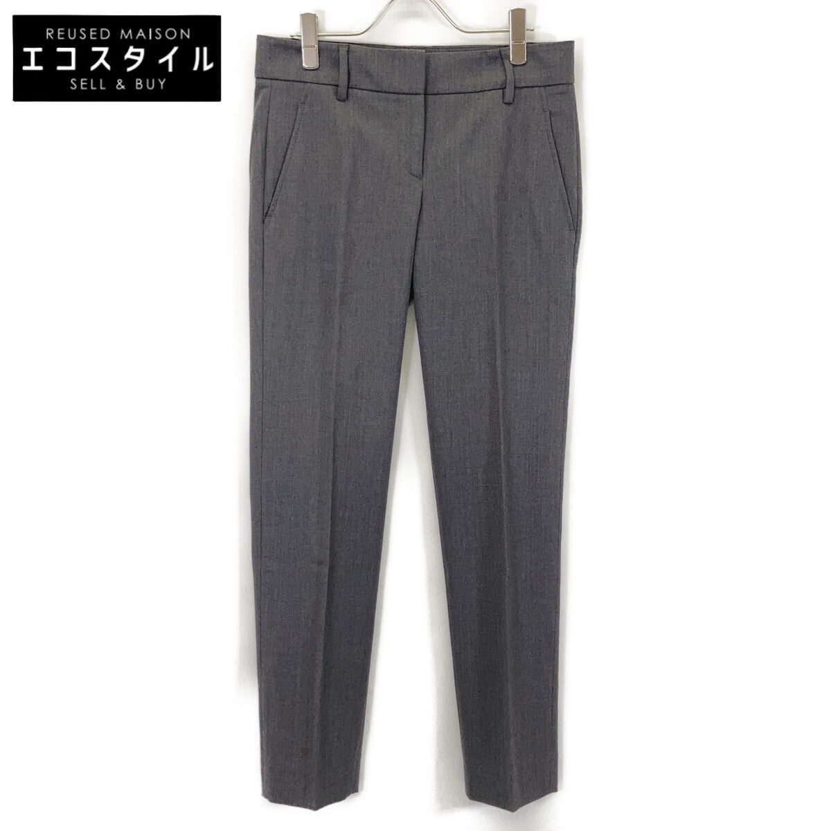Gray Slacks Pants Bottoms 40 Women's