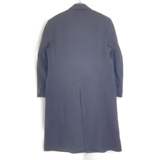 Harrods 【Berwin】Navy 100% Cashmere Long Coat
